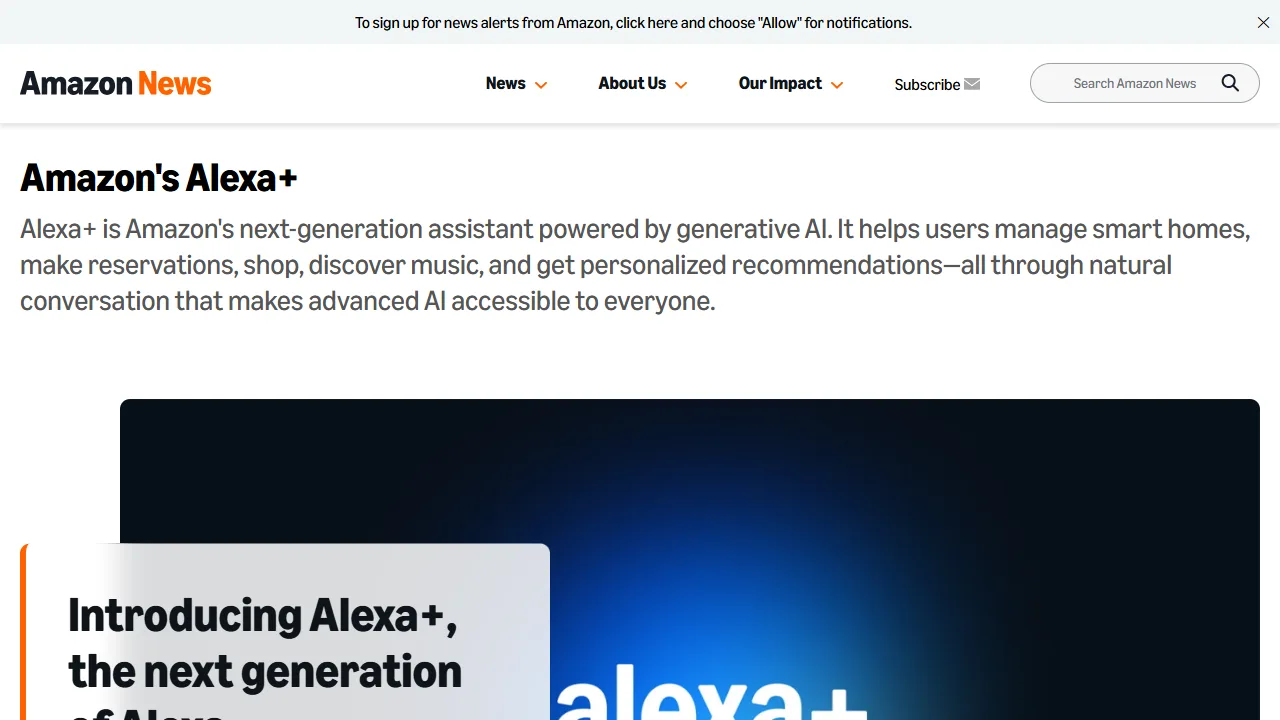 Alexa+ product preview