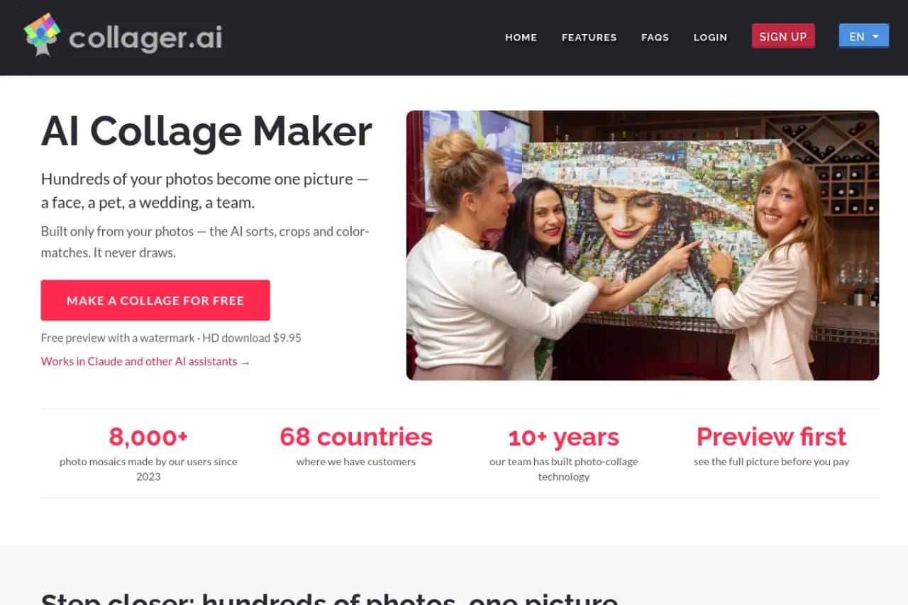 Collager.ai product preview