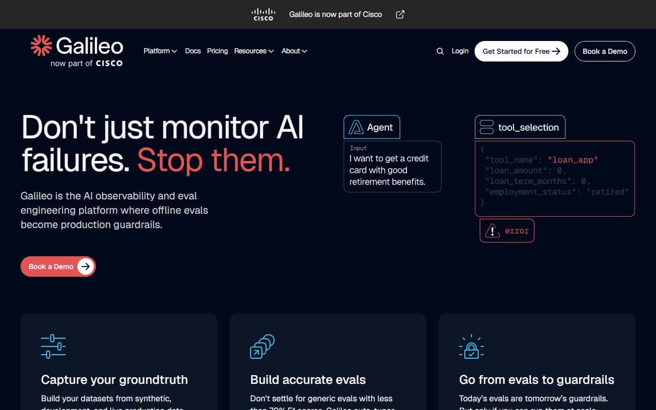 Screenshot of Galileo - MONITORING tool built with OpenClaw