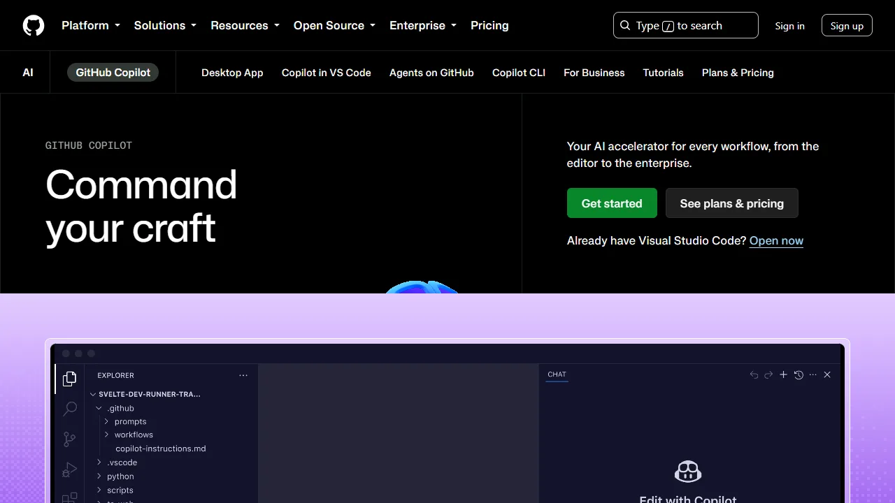 GitHub Copilot preview