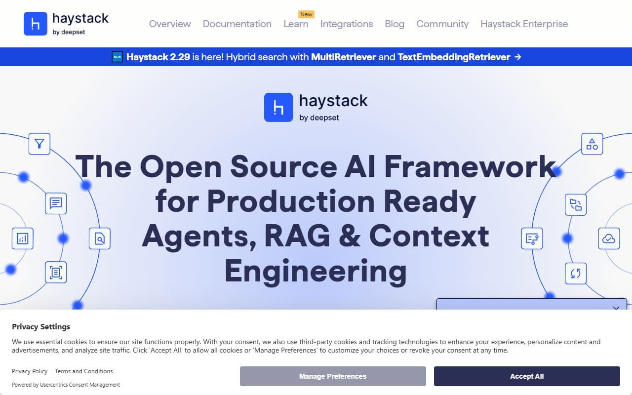 Screenshot of Haystack - DOCS tool built with OpenClaw