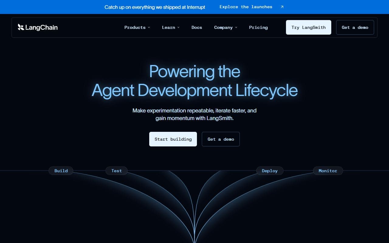 Screenshot of LangChain - DOCS tool built with OpenClaw