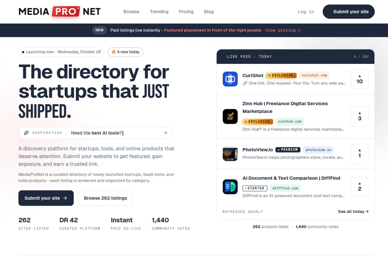 MediaProNet product preview