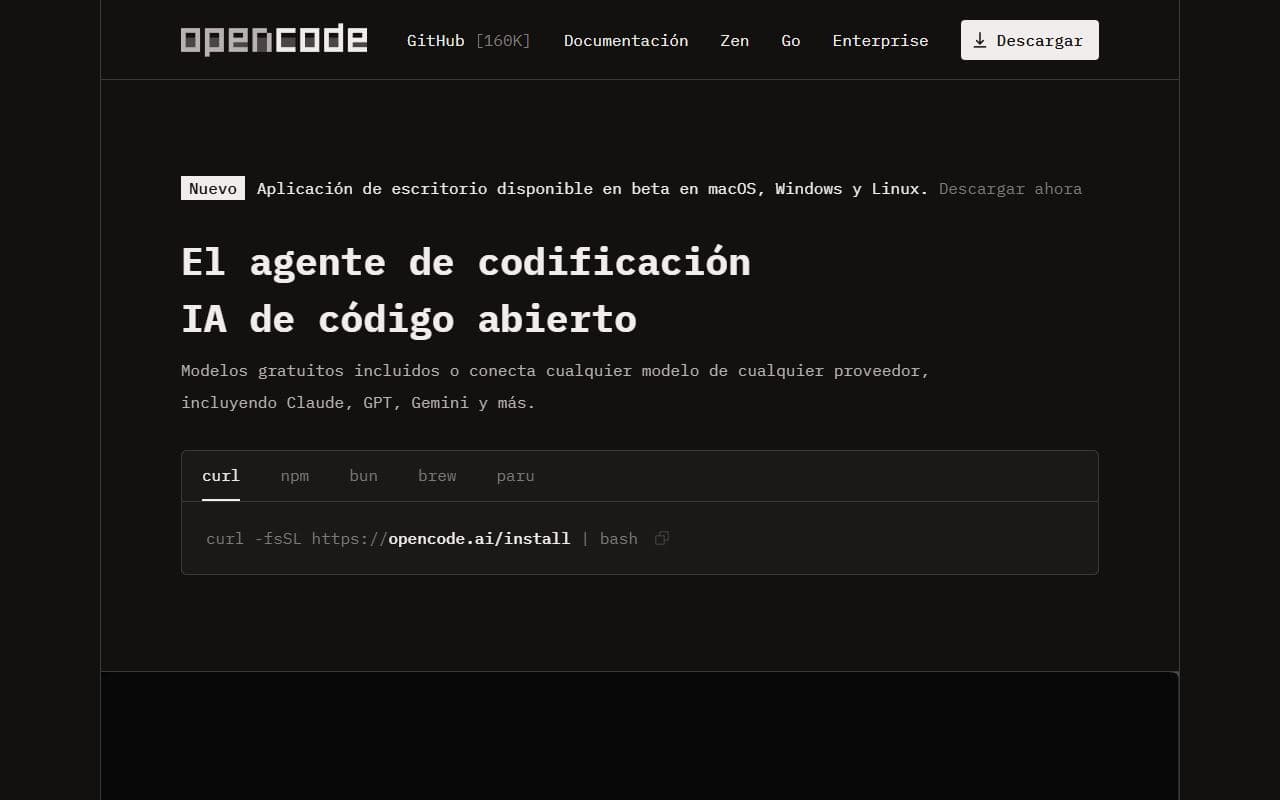 Screenshot of OpenCode - PRODUCTIVITY tool built with OpenClaw