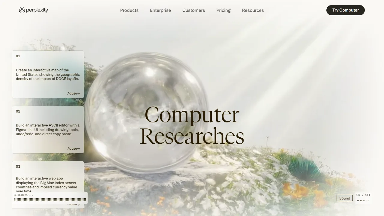 Perplexity Computer preview