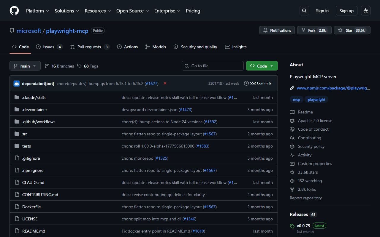 Screenshot of Playwright MCP - INTEGRATION tool built with OpenClaw