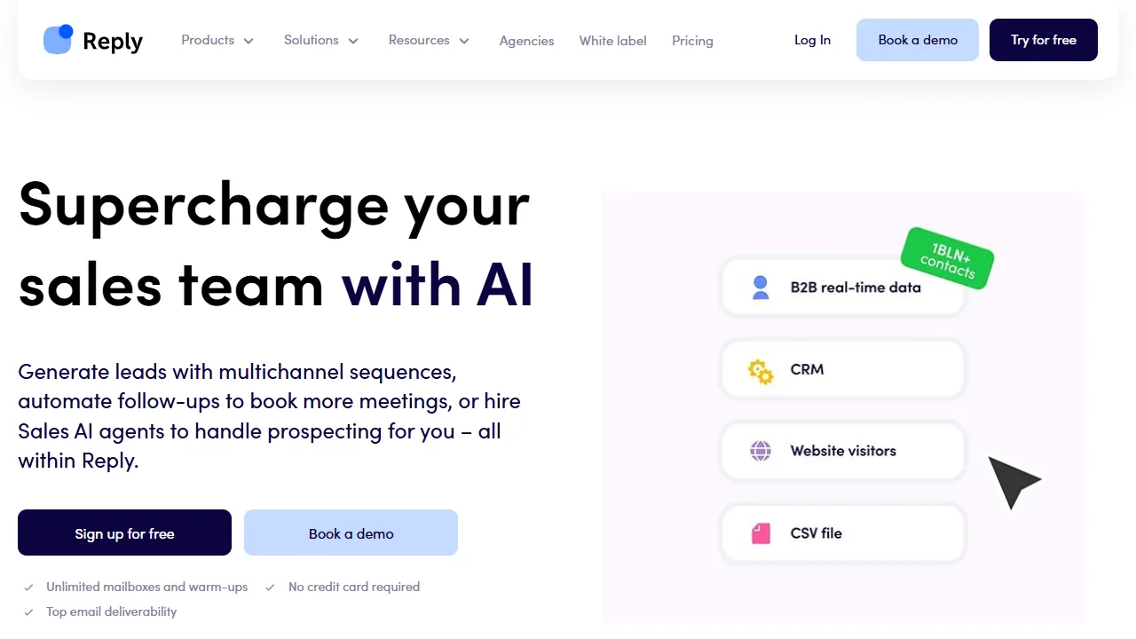 Reply.io product preview