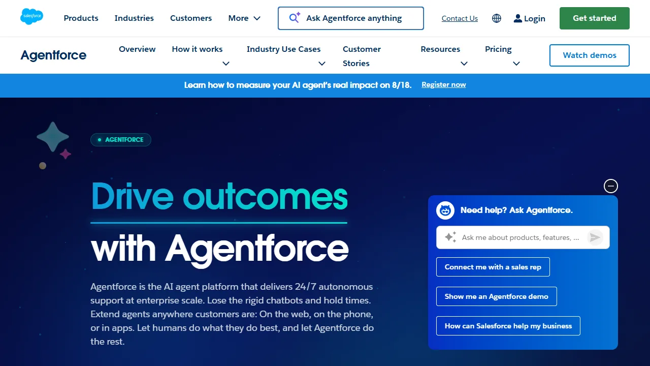 Salesforce Agentforce preview