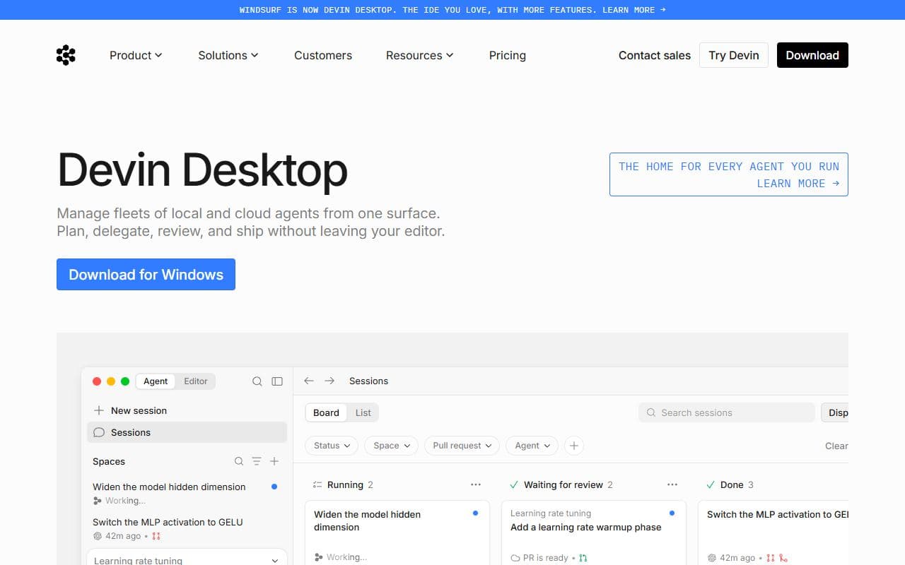 Screenshot of Windsurf - PRODUCTIVITY tool built with OpenClaw